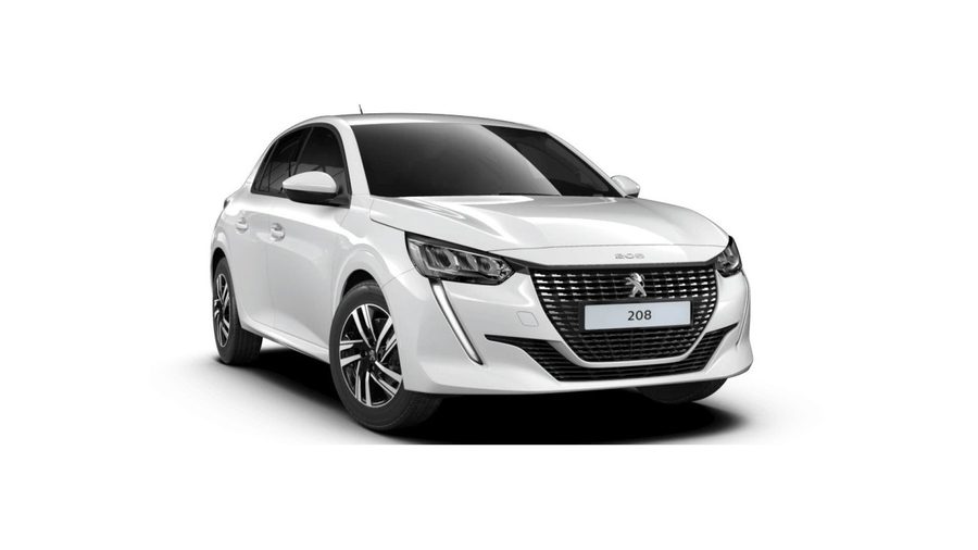 Peugeot 208 auto a noleggio disponibile all'aeroporto di Rodi
