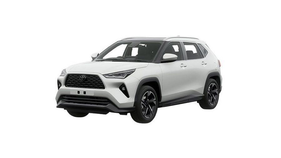 Toyota Yaris Cross Hybrid auto a noleggio disponibile all'aeroporto di Rodi